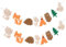 MOLUCKFU 2st Tierische Latte-art Für Zu Hause Geburtstagsdekorationen Großes Happy Birthday-banner Lichter Alles Zum Geburtstag-banner Wiederverwendbar Kind Colorful Leinen-