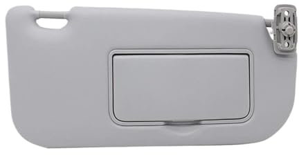 WEFOLCC Viseras Parasol Parasol Derecho Parasol Parasol Protector Parasol Tablero con Espejo para KIA para Sportage KM 2004 2005 2006 2007 2008 2009 Visera Parasol Interior(Right Gray)