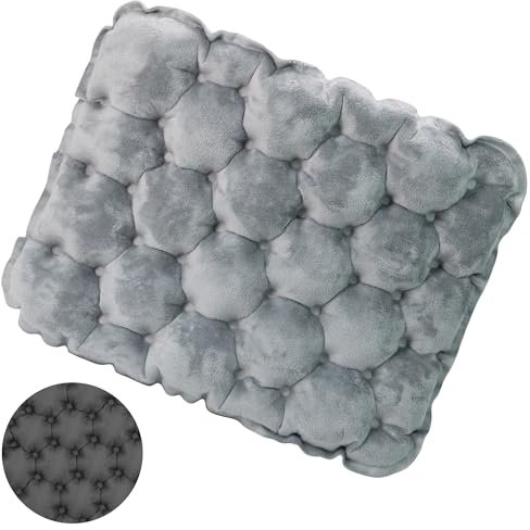 EULANT Velvet Cuscino Gonfiabile da Campeggio, Ultraleggero Morbido Cuscini Seduta per Stadio, Escursionismo, Pesca, Concerti, Tribune, Prato, Casa e Ufficio, Nylon 40D + Superficie Vellutata