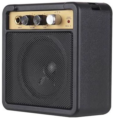 Mini amplificador de guitarra portátil de 5 W con conector para auriculares para guitarra eléctrica