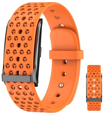 Denash Health Smart Armband, Magnetic Wearable Activity & Fitness Tracker, Fitness Tracker Armband mit Mehr Als 120 Sportmodi für Männer Frauen (ORANGE)