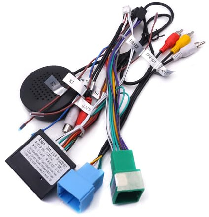 cavo adattatore ISO per autoradio Cavo di alimentazione adattatore ISO per Fiat Panda MK3 tipo 319 (2021-2023) con decodificatore Canbus e altoparlante piccolo