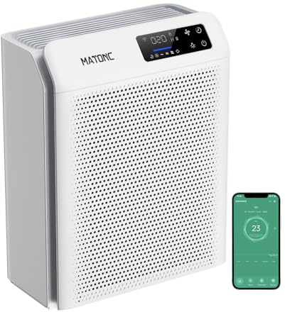 Smart Air Purifiers for Large Room Air Quality Monitor for Home