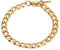 PROSTEEL Dorado Pulsera Eslabones 19cm Pulsera Acero Oro para Hombre Pulsera Grande 6mm para Mujer
