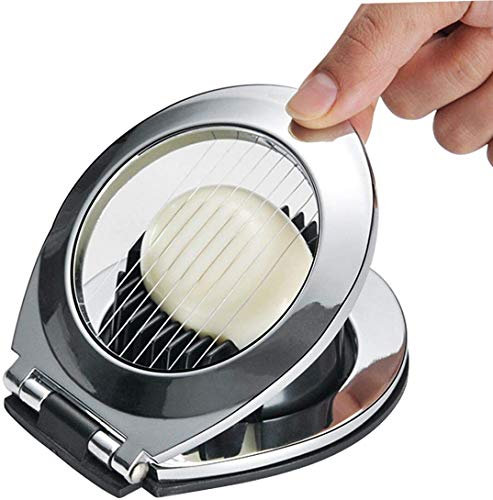 Egg Slicer Egg Cutter Egg Wedger Stainless Steel for Hard Boiled Eggs Dishwasher Safe