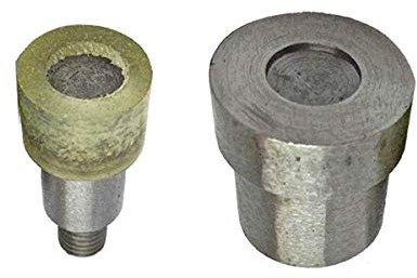 Trimming Shop 9mm Double Cap Rivets Die for Universal Green Hand Press Machine, Fixing and Fastening Clothes, Fabrics, Leather, Arts Crafts, DIY Projects, Leathercrafts