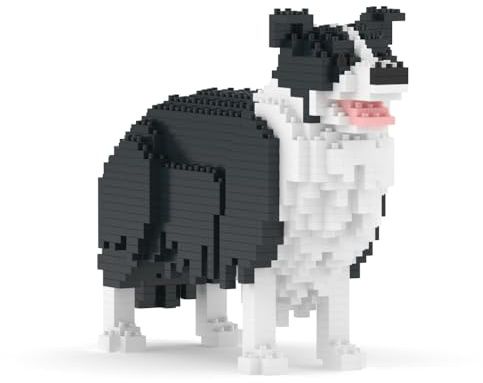JEKCA | Border Collie 01S-M01 - Bausteine, Bausteine, Skulpturen zum Bauen, Sammeln, Perfekte Geschenkidee