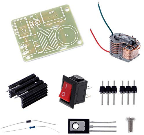 BIlinli 15KV Alta frecuencia DC Alta tensión Generador de Encendido por Arco Inversor Boost Transformer 3.7V DIY Kit