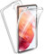 AROYI Coque Compatible avec Samsung Galaxy S21 5G, Transparent Housse Silicone TPU Gel et PC Rigide 360 Degres Protection Anti Choc Full Body Etui Case S21 (Transparent)