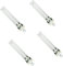 MARINE COLOR - Ampoules UV 4 pièces 5w 7w 9w 11w 13w, Ampoule de rechange UV PLS pour filtre d'étang UVC et clarificateurs (5)