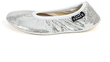 YUMP YUMPZ Mondtänzerin Silber #15 - Gymnastikschuhe aus Baumwolle - in Gr.27