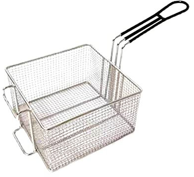 cestini per Patatine Fritte Cestello per Patatine Fritte in Acciaio Inox Schiumarola Utensile da Cucina per Ristorante Setaccio per friggere Schiumarola Setaccio per friggere per friggere Cestello p