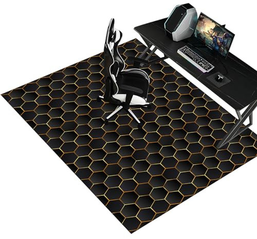 XunZheng Bürostuhl Unterlage, Bodenschutzmatte bürostuhl, Gaming Teppich Stuhlunterlage, Schutzmatte für Teppichböden, Bodenmatte Stuhlunterlage, schreibtischstuhl unterlage für Laminat 160 x 200 cm