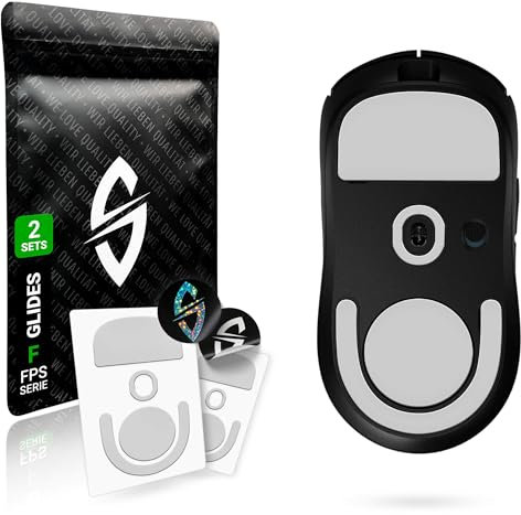 SensoryBoost FPS 2.0 Glides (2er Set) für Logitech G PRO X Superlight 2 - Ultra Sanft, Mehr Kontrolle, Self-Polishing, Hochwertig, Langlebig - Ersatz-Mausfüße, Skates - Gaming Maus Upgrade Zubehör