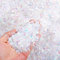 UUYYEO 300 g Kunststoff Kunstschnee Weihnachten Funkeln Schnee Glitzer Schnee Pulver zum Basteln Weiß Schnee Konfetti Kunstschnee für Ornamente Fake Schnee Dekorationen