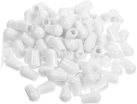 ULTECHNOVO 100pcs Covers Wire End Protectors PVC s Hooks Safety Hook End Caps for Protection