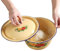 Emaille Becken - Retro Vintage Emaille Schüssel | Vintage Öltopf mit Deckel, Multifunktionaler Gemüsebehälter Topf, Emaille Ware Emaille Suppenbecken Behälter für Reis, Ramen, Nudel