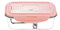 DDKYHU Recipientes de Vidrio para almacenar Alimentos con Tapa, loncheras de Vidrio, loncheras de Vidrio para bento, Control de porciones, herméticos (Rosa)