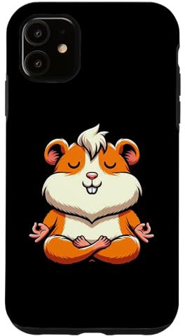 Custodia per iPhone 11 Meditazione yoga cavia