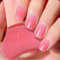 Jelly Pink Nail Polish, Glitter Nail Varnish, Quick Dry nail polish, Long Lasting Glitter nail polish for Women & Girls, No Need Cure Nail Paint for DIY Nail Art Home Manicure (45#Jelly Pink)