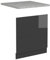 Vicco Frontal para lavavajillas R-Line, Antracita Alto Brillo, 60 cm, ET Mármol