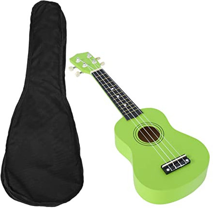VICASKY 1 Satz Ukulele Aus Holz Vier Saiten Zither Kinderspielzeug Schwarzer Vier-saiten-zither Hawaiianer Vier-saite Zither Instrumente Nylonsaiten Mit Hoher Spannung Green