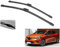 OXANC Escobillas de limpiaparabrisas Delanteras para Coche Escobillas de Limpieza para Parabrisas para Renault Clio Lutecia 5 V BF 2020-2023