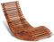 Myheimly Akazienholz Gartenliege Sonnenliege Holzliege Schaukelstuhl Relaxliege,1 PZ