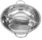 Pentola calda con due scomparti in acciaio inox per piatti deliziosi su fornelli a induzione o a gas (30 cm)