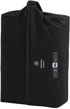 Sac à Chaussures Étanche pour Voyage – Anti-Odeur (Black) | Résistant & Respirant, Wetbag en TPU & T400, Pochette Chaussures pour Valise, Salle de Sport & Piscine