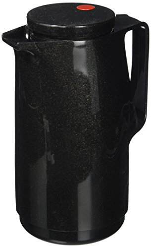 Rotpunkt Isolierkanne 760 1,0l in schwarz, Edelstahl, 20 x 10 x 10 cm