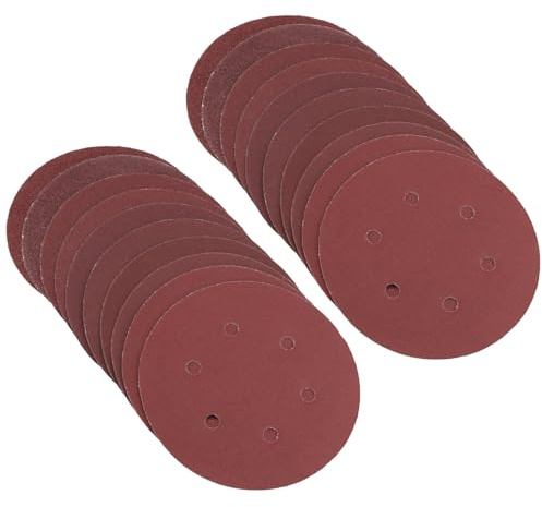 Hook/Loop Sanding Abrasive Discs Orbital DA Palm Sander 20PK 150mm Mixed Grit