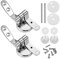 upain Toilet Seat Hinges Replacement Chrome Finished Toilet Seat Hinge for Wooden Resin for Toilet Seats with Fittings and Repair Parts