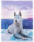 YISUMEI Flauschige Decke 135x200 Bett Kuscheldecke Sofa Wohndecke mit Motiv Schnee Weißer Wolf