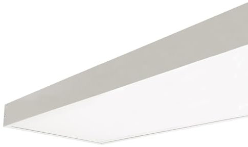 LEDKIA LIGHTING Panneau LED 120x30 cm 40W 4000lm + Kit en Saillie 3000K Non Dimmable Individuel Blanc chaud
