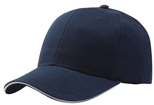 Kobilee Cappello Visiera Uomo Hip Hop Rapper Estivo Casuale Cappello Visiera Regolabile Vintage Traspirante Cap Hat Berretto Baseball Piatta Cotone Elegante Ricamato Cappellino Cappello Baseball