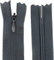 AERZETIX - C61856 - Satz mit 10 Reißverschlüssen unsichtbar 60cm Nicht trennbar - reißverschluß mit Gestell - Farbe grau düster - Lederwaren Jeans Hosen Kleid Rock Schieber kleidungsstück nähen
