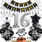 16. Geburtstag Dekoration,Schwarz Tortendeko Geburtstag 16 Jahre Junge,Black and White Party Deko,16 Geburtstag Mädchen Junge,Tortendeko 16. Geburtstag Junge Mädchen,Geburtstagsdeko 16 Jahre Mädchen