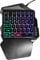 Annadue Clavier de Jeu à Une Main, Clavier de Jeu Mécanique Professionnel à Rétroéclairage RVB, Mini Clavier de Jeu Portable à 35 Touches, Contrôleur de Jeu Ergonomique pour PC Gamer