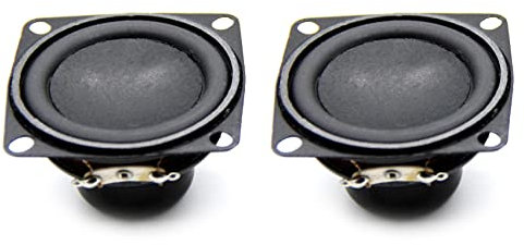 Tsudoku 2PCS Audio Speaker 4Ω 10W 53mm 2 Inch Bass Multimedia Speaker Loudspeaker DIY Sound Speaker for Home Theater