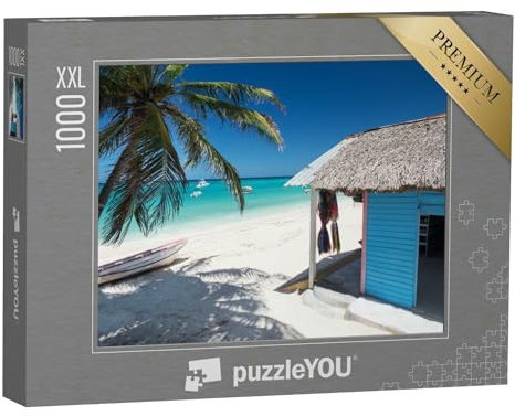 Puzzle 1000 Teile XXL „Paradies in der Karibik, Dominikanische Republik“ – aus der Puzzle-Kollektion Karibik