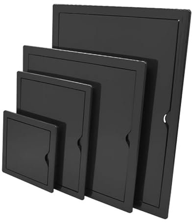 Revisionsklappe Revisionstür ABS Kunststoff Graphit Größen wählbar 25cm x 30cm