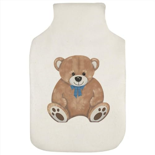 'Cute Brown Teddy Bear' Hot Water Bottle Cover (HW00035015)