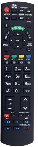 N2QAYB000428 Remote Control Replacement for Panasonic TV TX-P46G10B TX-L42G10B TX-P42G10B TX-L32G10B TX-L37G10B TX-P50G10B