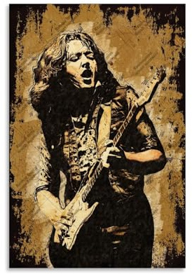 LAIRIBA Sänger Rory_Gallagher Vintage-Kunstbild, Druck, moderne Dekoration für Zuhause, Schlafzimmer, Poster, ungerahmt, 30 x 45 cm
