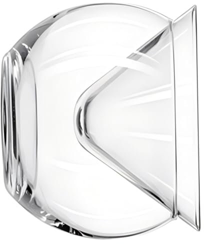 CONGARTENO Cuenco De Vidrio Enfriador De Caviar De Vidrio Ensaladera para Servir Comida con Soporte para Hielo para Aperitivos De Camarones Ensaladas y Postres