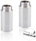 2 Stück Hahnverlängerung 1/2 Zoll x 60 mm, 1/2 IG x 1/2 AG, DN15 Gewindeverlängerung, 60MM Edelstahl Verlängerung Fitting, Anschluß Verlängerung für Heizung und Trinkwasser Installation
