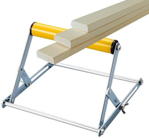 Soporte para sierra circular de mesa, soporte para máquina de cortar | Soporte ajustable para sierra circular de mesa, soporte de rodillo ajustable en altura para grabado en madera y hecho a mano