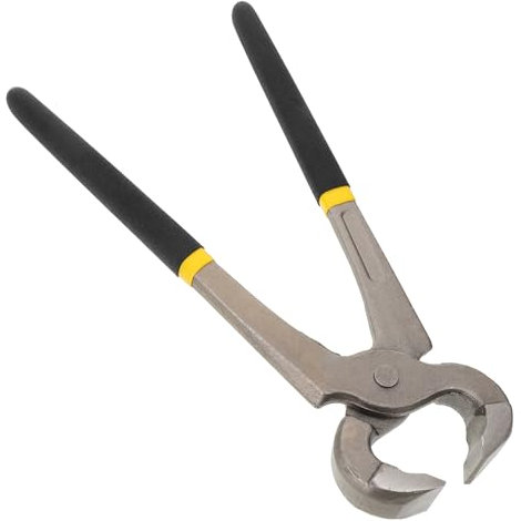 Happyyami Hufschere Aus Metall Mit Ergonomischem Griff Langlebig Und Robust Multifunktionaler Tragbarer Huftrimmer Für Pferde Rinder Und Schafe Zur Sicheren Hufpflege Abrundete Kanten Verhin