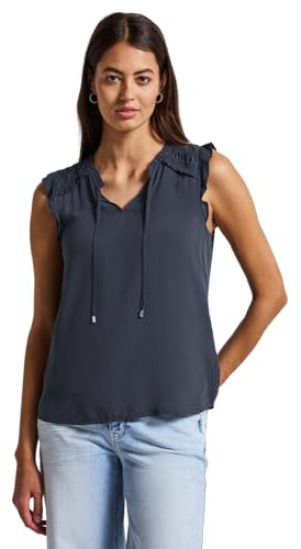 Street One Damen 3411862 Blusentop mit Rüschen